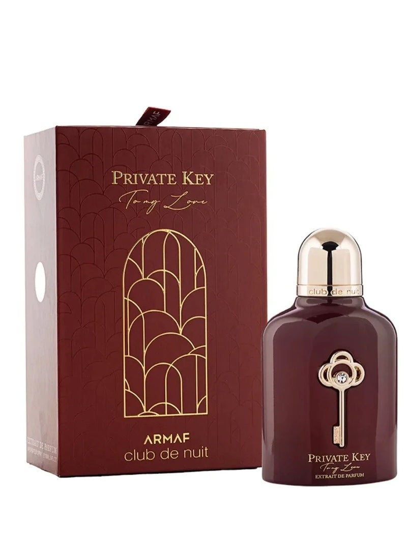 أرماف للجنسين Club De Nuit Private Key Love EDP Spray 3.4 أوقية عطور 100 مل - Image 1