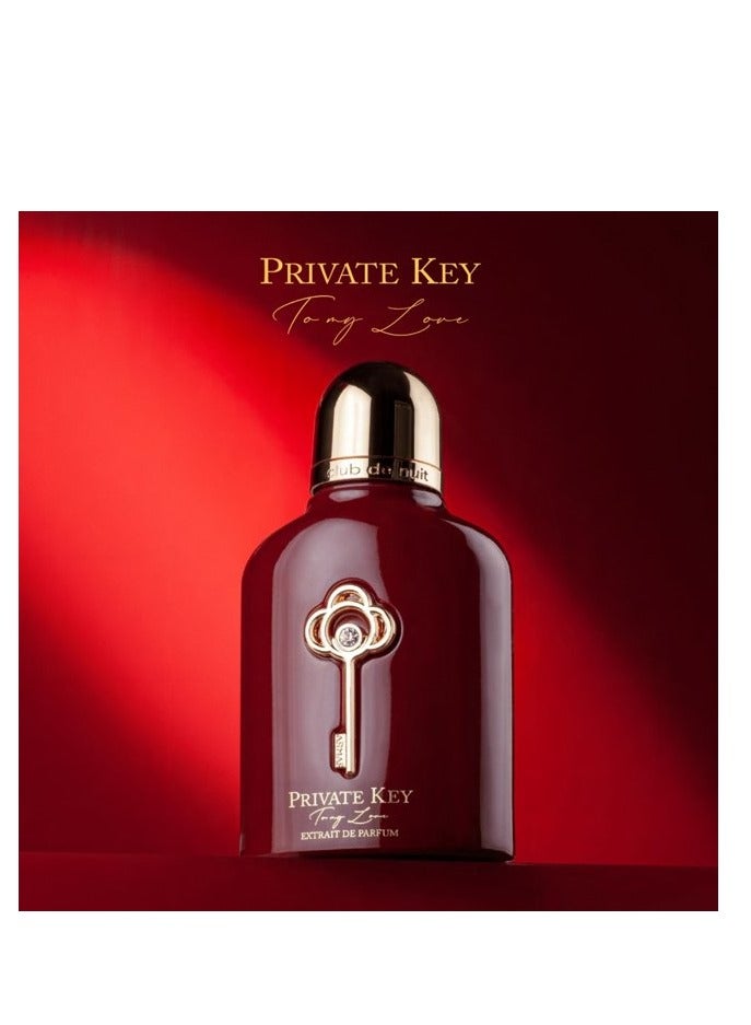 أرماف للجنسين Club De Nuit Private Key Love EDP Spray 3.4 أوقية عطور 100 مل - Image 3