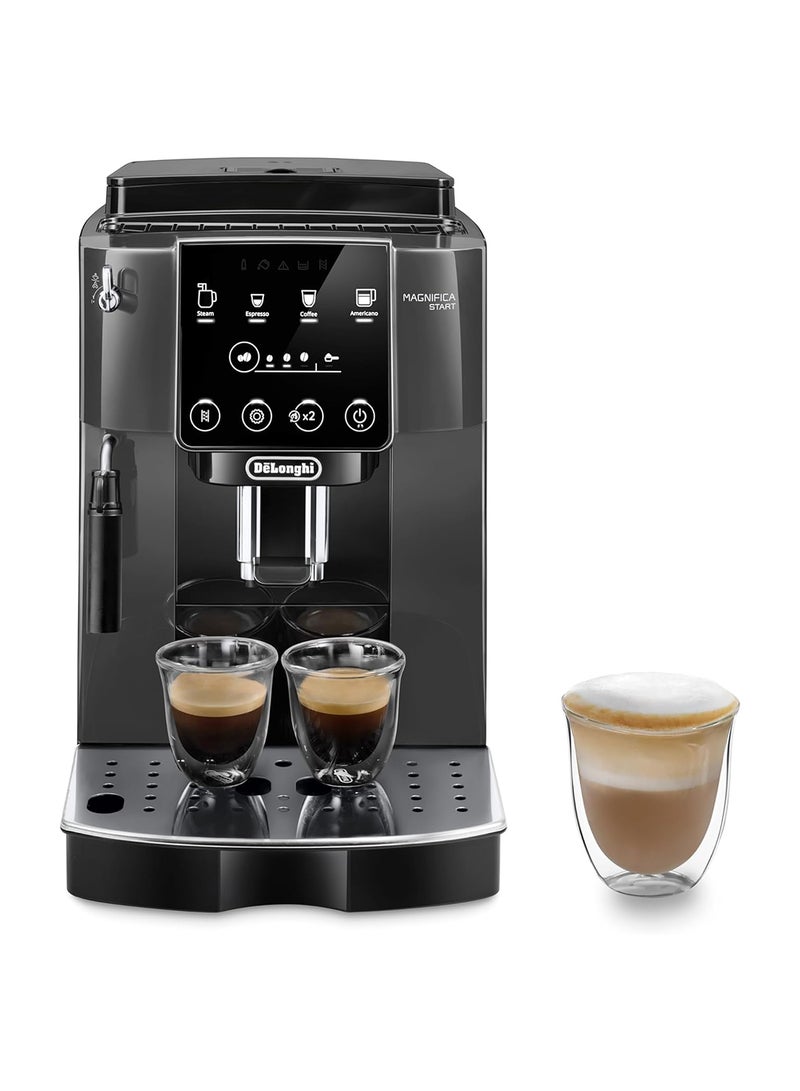 De'Longhi Magnifica start fully Automatic coffee machine,the freshest coffee ,Sift touch control panel,Traditional Milk frother ,One touch recipes 10 L 100000 W ECAM220.22.GB Grey, Black - Image 1