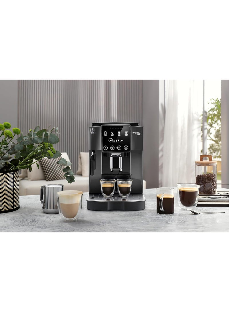De'Longhi Magnifica start fully Automatic coffee machine,the freshest coffee ,Sift touch control panel,Traditional Milk frother ,One touch recipes 10 L 100000 W ECAM220.22.GB Grey, Black - Image 4