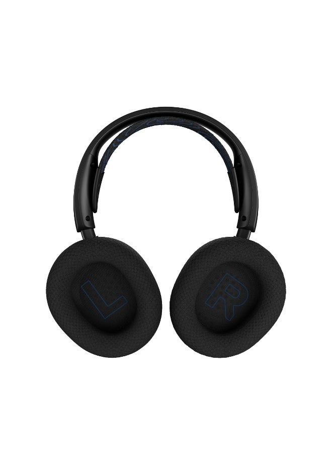 steelseries - Arctis Nova 5P Wireless Headphones, 40mm Neodymium Drivers, ClearCast Gen 2.x, Retractable Boom, 360° Spatial Audio, Quick-Switch Wireless, Black / Blue | 61673 - Image 1