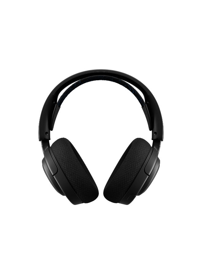steelseries - Arctis Nova 5P Wireless Headphones, 40mm Neodymium Drivers, ClearCast Gen 2.x, Retractable Boom, 360° Spatial Audio, Quick-Switch Wireless, Black / Blue | 61673 - Image 1