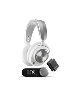 Arctis Nova Pro Wireless Multi-System Gaming Headset, 40mm Neodymium Drivers, ClearCast Gen2 Retractable Mic, Active Noise Cancellation, 360° Spatial Audio, PC & PS5, White | 61524 - pnsku/N70068032V/45/_/1714565244/8572d95c-5cb8-40e0-a5cc-59bd2ab97b04