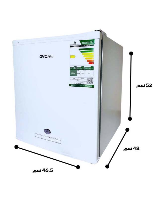 جي في سي برو ثلاجة باب واحد 1.6 قدم 46 لتر GVRF-65 فضي 46 L GVRF-65 أبيض 46 L GVRF-65 أبيض  - Image 4