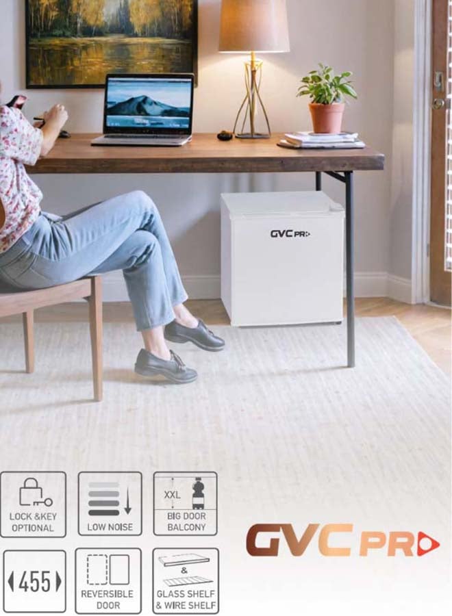 جي في سي برو ثلاجة باب واحد 1.6 قدم 46 لتر GVRF-65 فضي 46 L GVRF-65 أبيض 46 L GVRF-65 أبيض  - Image 5