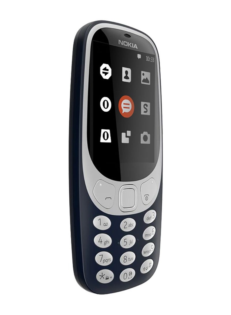 نوكيا - 3310 ثنائي الشريحة - أزرق داكن - 16 ميجابايت - Image 1
