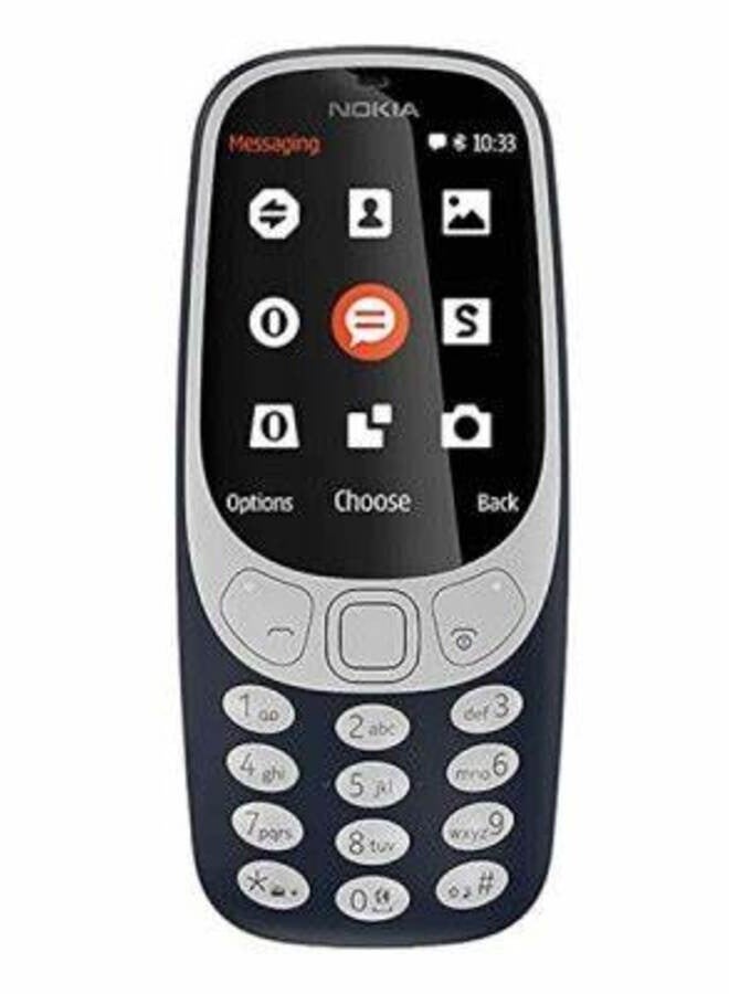 نوكيا - 3310 ثنائي الشريحة - أزرق داكن - 16 ميجابايت - Image 1