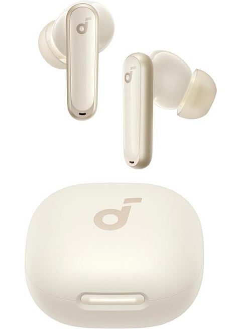 P40i by Anker, Noise Cancelling Wireless Earbuds, Adaptive Noise Cancelling to Environments, Heavy Bass, 60H Playtime, 2-in-1 Case and Phone Stand, IPX5, Wireless Charging, Bluetooth 5.3 - White