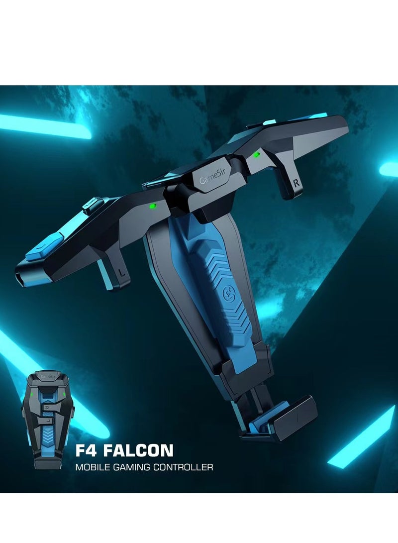 جيم سير - واقي F4 Falcon Mobile ووحدة تحكم الألعاب اللاسلكية وحزمة من 2 من أكمام الأصابع Talons - Image 1