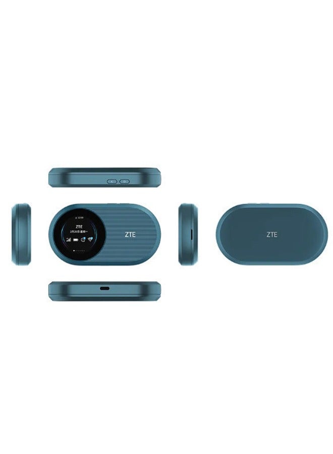 زد تي اي U10S Pro 4G WiFi 6 - جهاز توجيه Wi-Fi محمول للجيب مزود ببطارية 3000 مللي أمبير في الساعة أزرق - Image 3