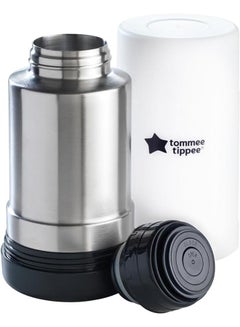 tommee tippee Tommee Tippee Closer To Nature Travel Bottle & Food Warmer, White  - Image 1