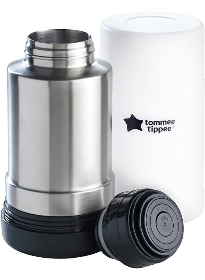 tommee tippee Tommee Tippee Closer To Nature Travel Bottle & Food Warmer, White  - Image 1