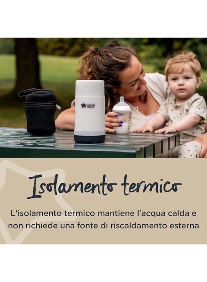 tommee tippee Tommee Tippee Closer To Nature Travel Bottle & Food Warmer, White  - Image 5