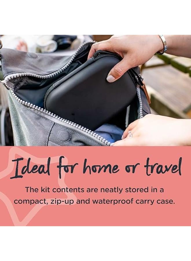 تومي تيبي مجموعة العناية بالطفل والعناية به من تومي تيبي، 9 قطع أساسية للعناية بالطفل حديث الولادة في المنزل وأثناء السفر، مع حقيبة سفر مقاومة للماء وسهلة التنظيف - Image 5