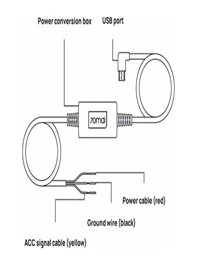 70mai Hardwire Cable Kit For 24H Parking Monitoring  - Image 3