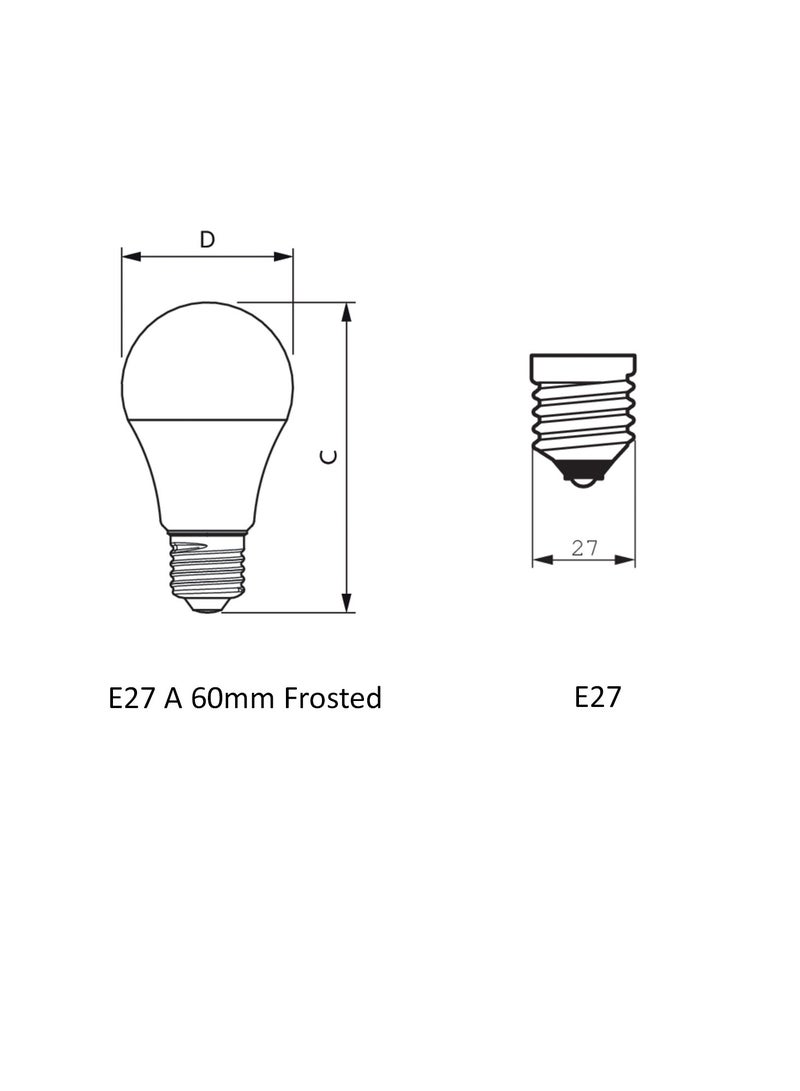 Philips - Philips LED Bulb 9w cool day light 6500K E27 Cool  Day Light cool (6500 k) - Image 1