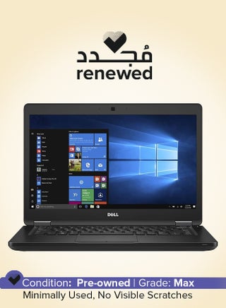 Renewed - Latitude 5480 Laptop With 14-Inch Display,Intel i5-6300U/6th Gen/8GB RAM/Dual Core/DDR4/256GB SSD/Windows 10 Pro English Black - pnsku/N70068455V/45/_/1714642328/91a24d2b-631e-47d8-a91a-6a3a9f979d1d