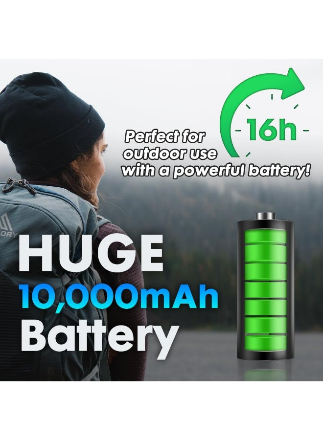 زد تي اي - أقوى راوتر محمول 5G مع بطارية 10000 مللي أمبير في الساعة، وشحن عكسي 18 واط، وNFC، وشاشة تعمل باللمس 2.4 بوصة ويوصل 64 جهازًا - يدعم جميع الشرائح - ZTE من STC (MU5120) رمادى - Image 1