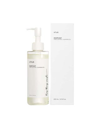 Heartleaf Pore Control Cleansing Oil, Oil Cleanser for Face, Makeup Blackhead Remover, Double Cleansing, Facial Cleanser, Mild Ingredients, Korean Skin Care 6.76 fl oz(200ml)