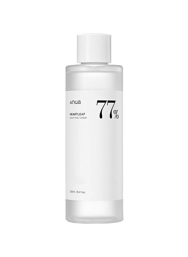 Anua Heartleaf 77% Soothing Toner I pH 5.5 Trouble Care, Calming Skin, Refreshing, Hydrating, Purifying, Cruelty Free, Vegan 249.9ml  - Image 1