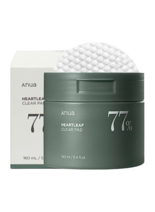 Heartleaf 77 Toner Pad, Mild Exfoliating Facial Pads for Glass Skin, Hydrating Pore Care for Sensitive Skin, Heartleaf Extract, PHA, Centella, Non comedogenic, Korean Skin Care (70 Pads) 160ml - pnsku/N70068514V/45/_/1720438881/cae3697b-f384-4a8e-bb35-d592a7d2e752