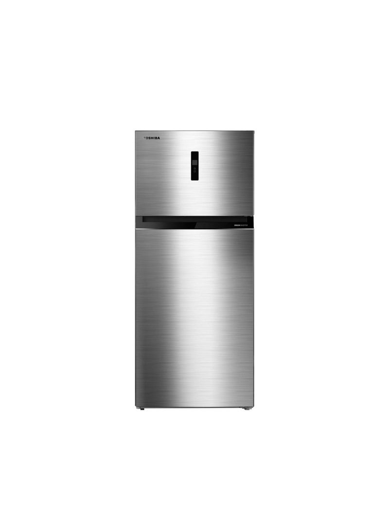 Toshiba - No Frost Refrigerator, 535 Liters, Inverter, Stainless Steel GR-RT702WE-PMN(02) silver - Image 1
