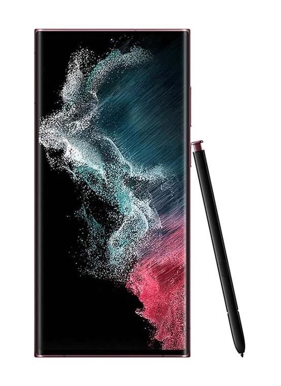 Samsung Renewed - Galaxy S22 Ultra Dual SIM Burgundy 12GB RAM 512GB 5G - Middle East Version - Image 2