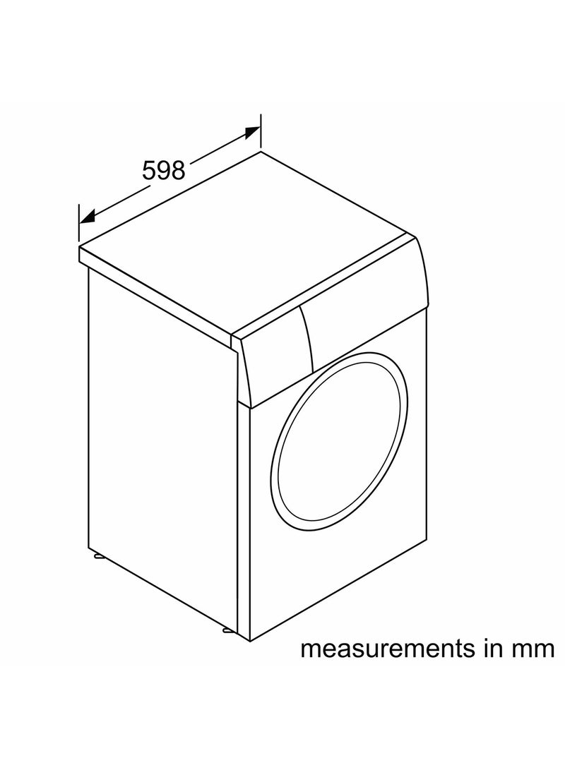 BOSCH - Washing Machine, 9 kg, with EcoSilence Drive, AntiStain, and i-DOS 9 kg 2300 W WGB244A0GC White - Image 1