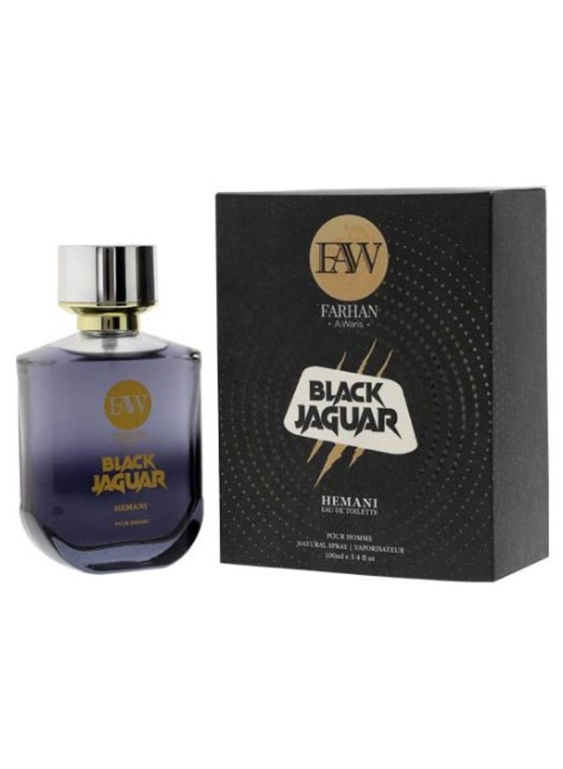HEMANI Black Jaguar Perfume By Faw 100ml 