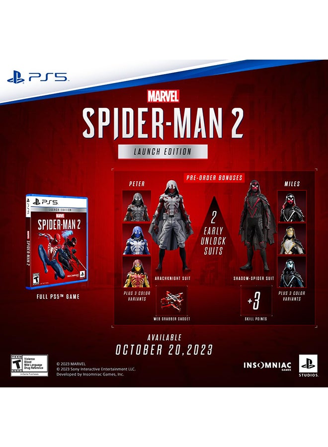 إنسومنياك جيمز Marvel’s Spider-Man 2 – إصدار الإطلاق  - Image 2