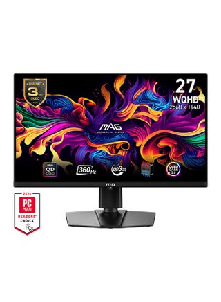 MAG 271QPX Gaming Monitor, 27" WQHD QD-OLED Display, 360Hz Refresh Rate, 0.03ms (GtG) Response Time, AdaptiveSync Technology, 1.07B Display Colors, 9S6-3CD89T-008 Black - pnsku/N70068762V/45/_/1728613365/c48efb7c-e0e4-4867-9486-a624bca990e5