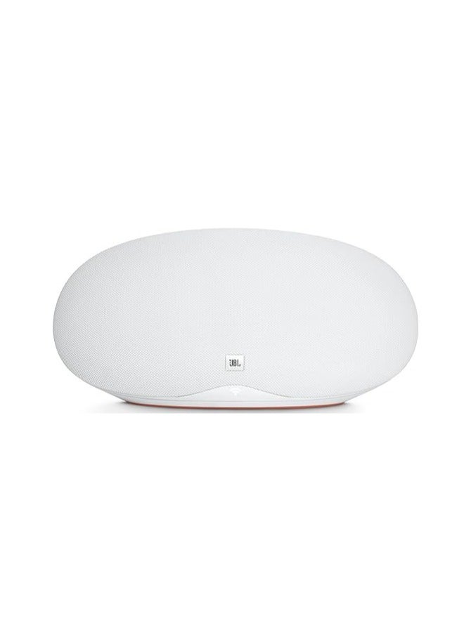 JBL - Wireless Speaker With Chromecast Built In Playlist Harman White - Image 1