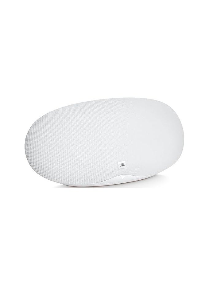 JBL - Wireless Speaker With Chromecast Built In Playlist Harman White - Image 1