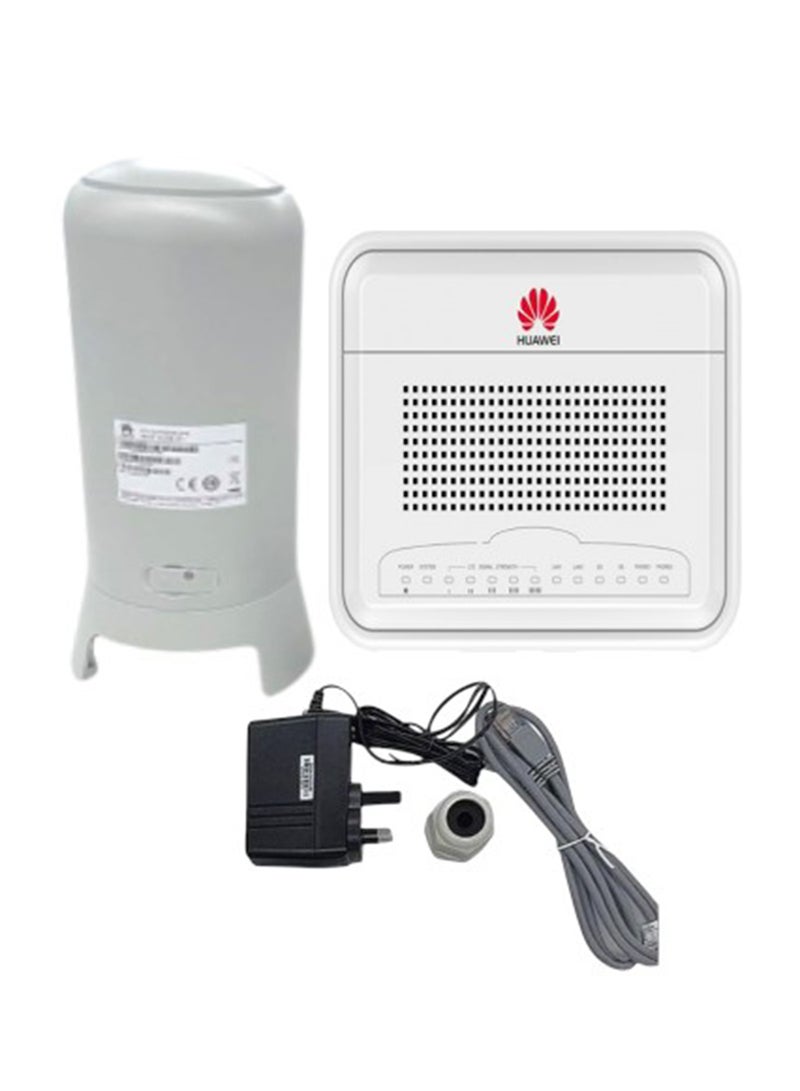 HUAWEI 4G  Outdoor Router - Cat 12/13 Speeds – Up to 600 Mbps download / 150 Mbps uploa | 2.4 GHz + 5 GHz | Weatherproof Design – IP65 outdoor protection - B2368-A01 White - Image 1