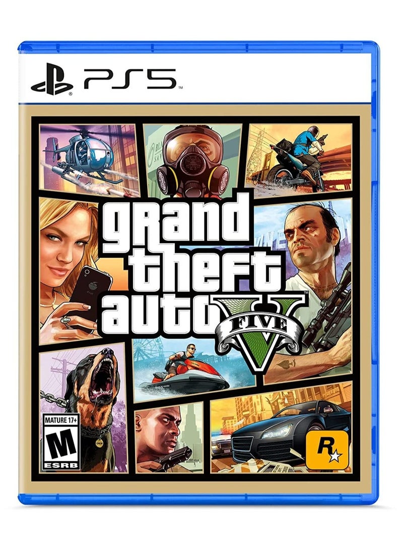 روك ستار جيمز - GTA 5: Grand Theft Auto V - PlayStation 5 (PS5) - Image 1
