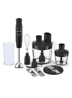 Optichef Hand Blender, 1000 Watts, 20 Functions, 3 L Food Processor, 500 ML Chopper - DD6553EG Black