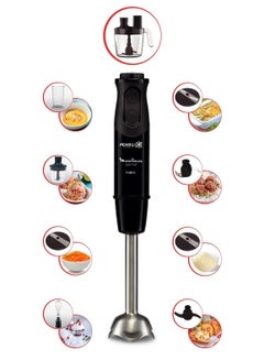 Optichef Hand Blender, 1000 Watts, 20 Functions, 3 L Food Processor, 500 ML Chopper - DD6553EG Black - pnsku/N70068797V/45/_/1714735865/30bae6a7-6364-4112-8001-60d51629b39d