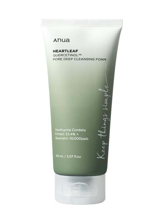 Anua Heartleaf Quercetinol Pore Deep Cleansing Foam 150ml  - Image 1