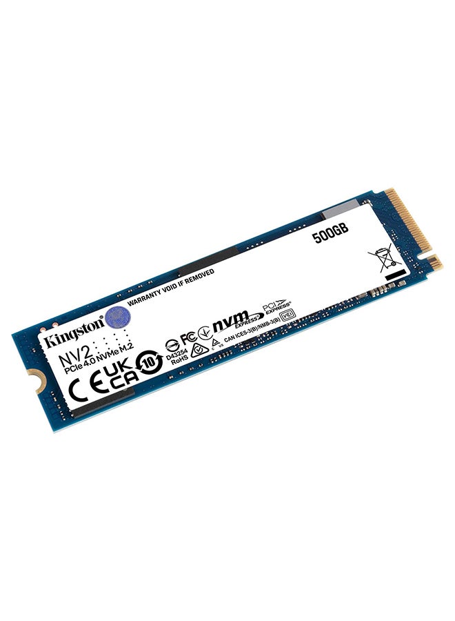 كينغستون NV2 2 تيرابايت M.2 2280 NVMe SSD داخلي | PCIe 4.0 الجيل 4x4 | ما يصل إلى 3500 ميجابايت/ثانية | SNV2S/2000G 2 تيرابايت  - Image 1