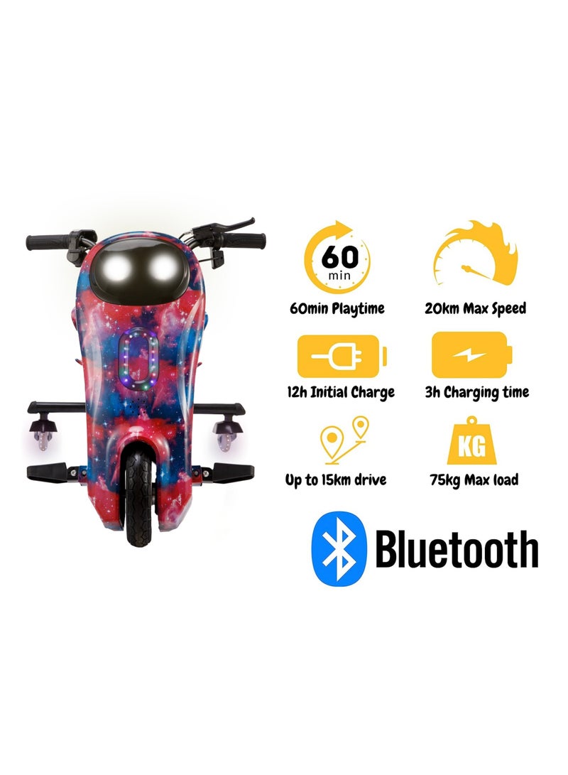 MYTOYS 36V Drifting Scooter 3 Wheel Electric Scooter - 3 Driving Modes- Bluetooth- Speaker- Lights - Shock Absorber Safety Gears Speed Up To 20KM/h 94cm  - Image 1