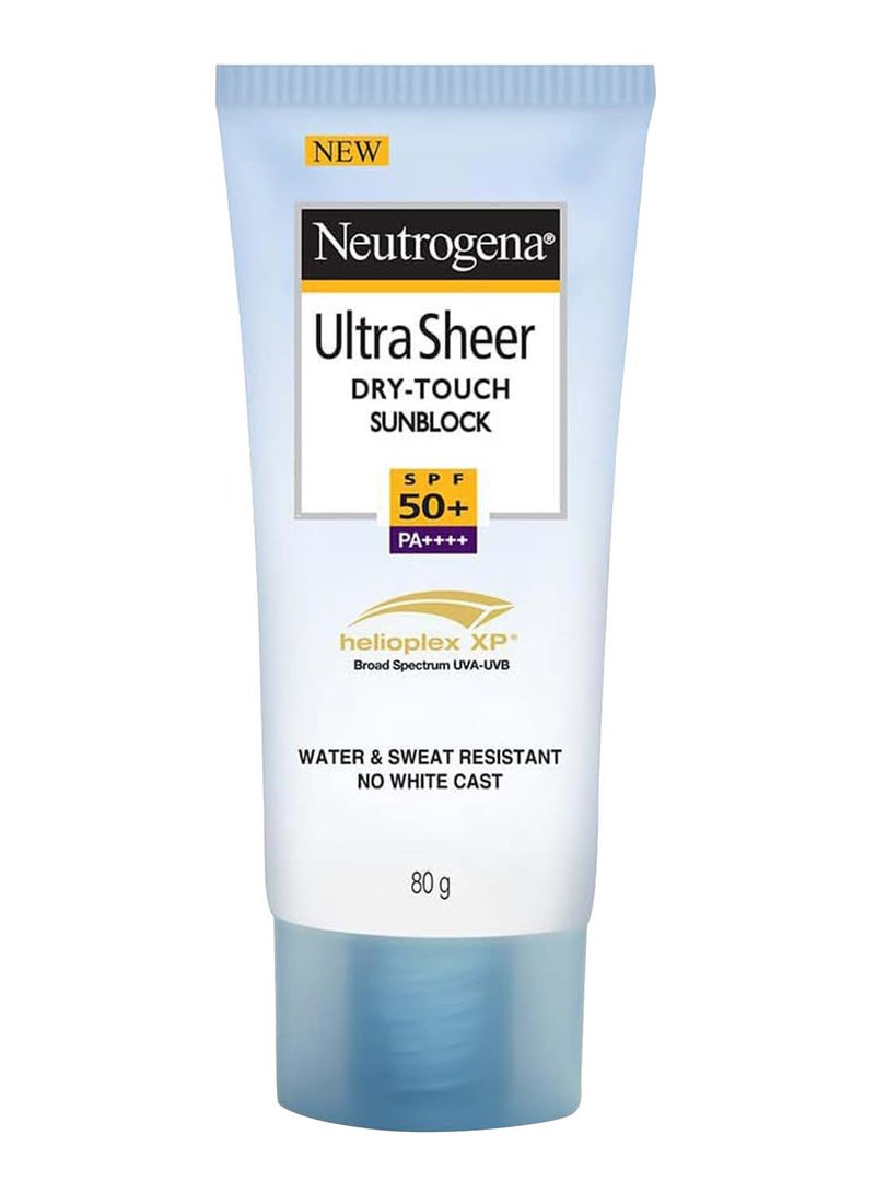Neutrogena - Ultra Sheer Dry-Touch Sunblock Sunscreen SPF 50+, PA+++ | UVA/UVB Protection | Water-Resistant 80ggrams - Image 1