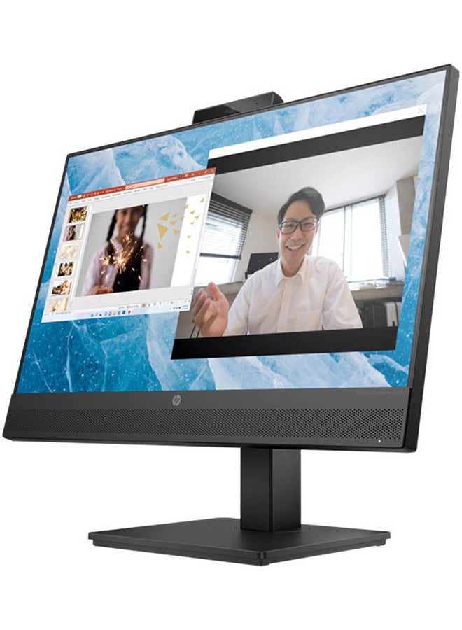 HP - M24m Conferencing Monitor, 23.8" FHD IPS Display, 75Hz Refresh Rate, 5ms GtG w/ overdrive Response Time, 16 9 Aspect Ratio, Built-In Noise Cancelling Microphone & 5MP Camera Black - Image 1