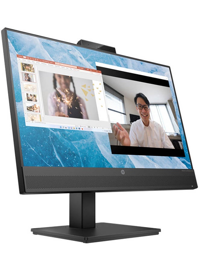 HP - M24m Conferencing Monitor, 23.8" FHD IPS Display, 75Hz Refresh Rate, 5ms GtG w/ overdrive Response Time, 16 9 Aspect Ratio, Built-In Noise Cancelling Microphone & 5MP Camera Black - Image 1