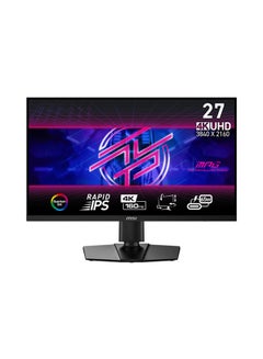 MSI MPG 274URF QD Gaming Monitor, 27" 4K UHD Rapid IPS Display, 0.5ms (GtG) Response Time, 160Hz Refresh Rate, AMD FreeSync Premium Technology, 1.07B Display Colors, Black | 9S6-3CC29H-263 Black  - Image 1