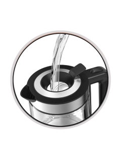 AFRA Electric Kettle | 1.7L | 2200W | 360° Cordless | Overheat Protection | Auto Shut-Off | Detachable Base | 2-Year Warranty 1.7 L 2200 W AF-171850KTGS Silver  - Image 2