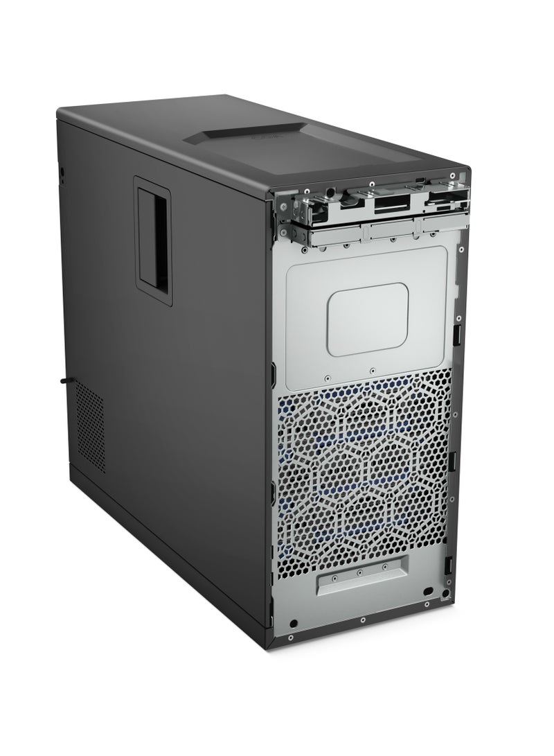 DELL - PowerEdge T150 Tower Server, Intel Xeon E2314 Processor/8GB RAM/1TB HDD/DOS(Without Windows) Black - Image 1