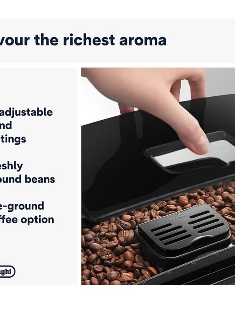 De'Longhi - De'Longhi Magnifica Automatic Coffee Maker 1.8 L 1450 W ECAM21.117.B Black - Image 1