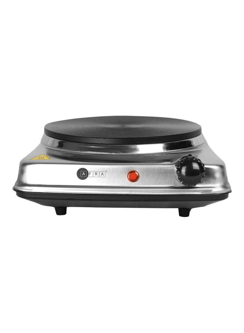 عفرا AFRA Single Electric Hotplate, 1500W, Thermostatic Control, Stainless Steel, Overheat Protection, G-MARK, ESMA, ROHS, and CB Certified, AF-1500HPSS, 2 years Warranty 1500 W AF-1500HPSS Silver  - Image 4
