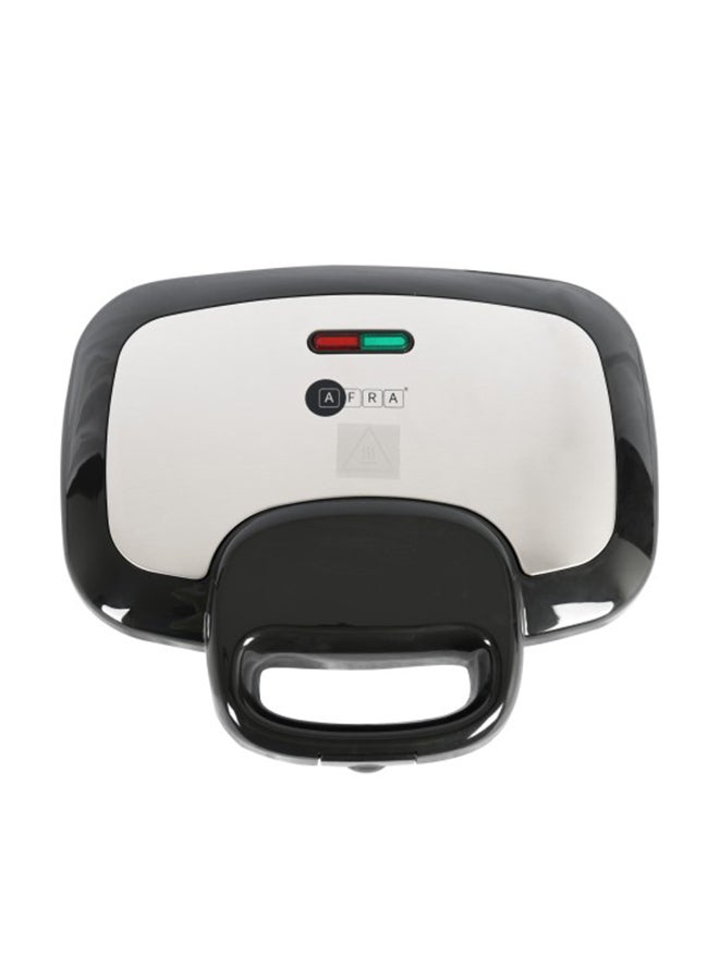 AFRA AFRA Grill and Sandwich Maker, Non-Stick Surface, 2 Slice Slots, Black, Stainless Steel, 700W, G-Mark, ESMA, RoHS, CB, AF-20700TOSS, 2 years warranty 700 W AF-20700TOSS Black  - Image 1