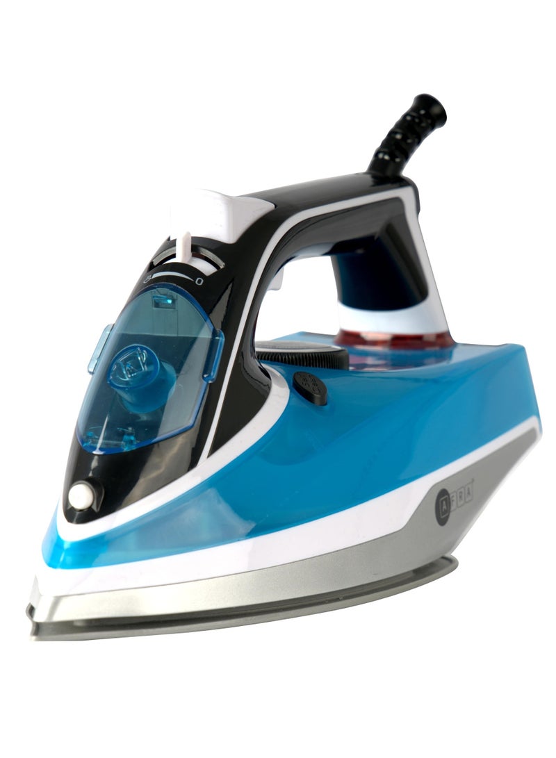 AFRA AFRA Steam Iron, 2200 W, Ceramic Coat Soleplate, Heat Distribution, Fast Heat-Up, Double Safety, White/Grey/Blue, G-MARK, ESMA, ROHS, and CB Certified, AF-2200IRBL, with 2 years Warranty 1.3 kg 2200 W AF-2200IRBL Blue  - Image 2